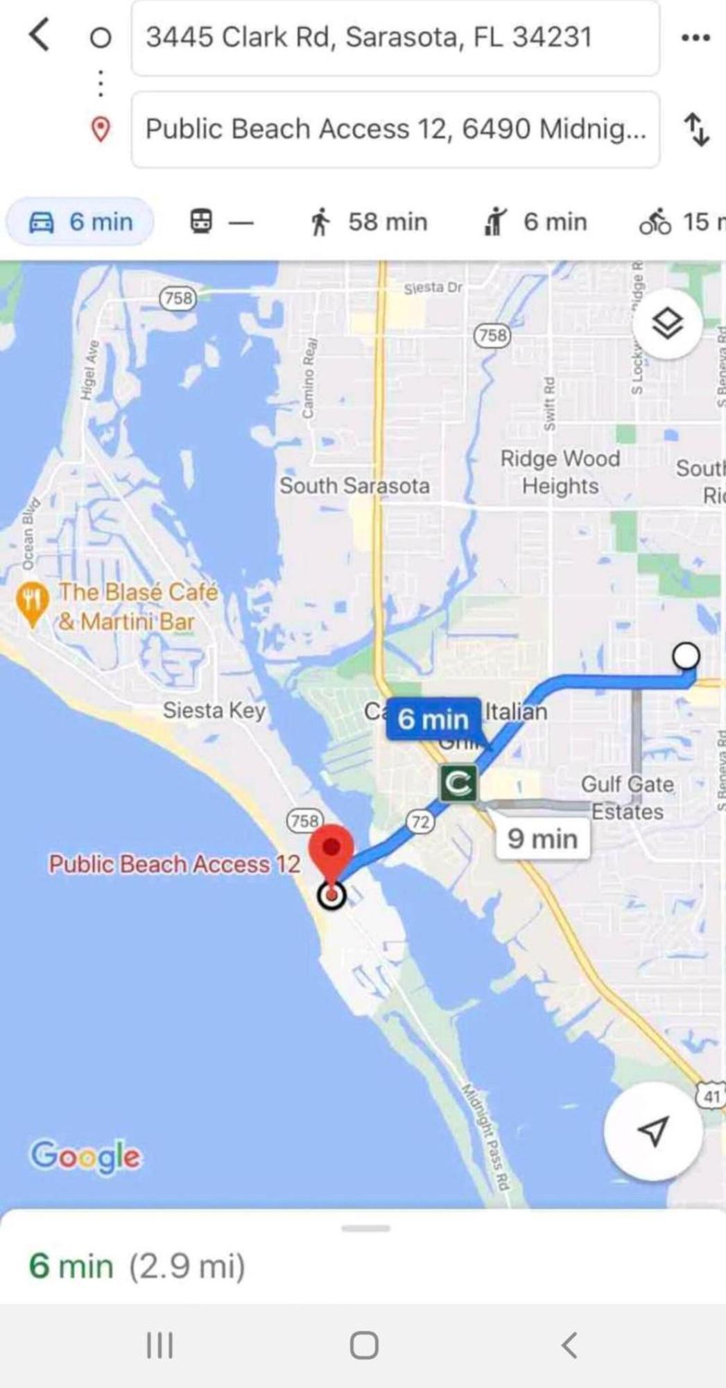 Apartment Boho Style 2bd 1 Bath Heated Pool, 6 Min Siesta Sarasota